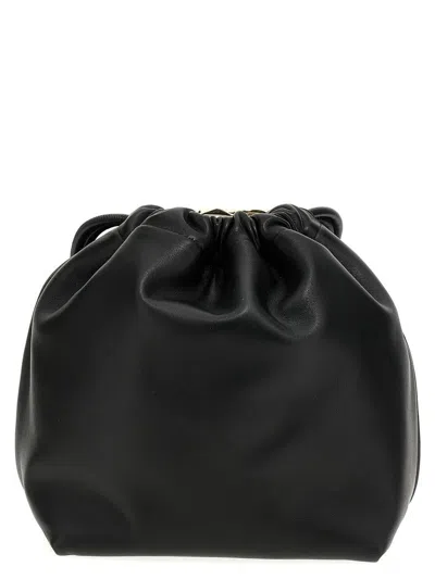 Valentino Garavani 'vlogo Pouf' Shoulder Bag In Black