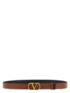 Valentino Garavani  Garavani Vlogo Reversible Belt In Beige