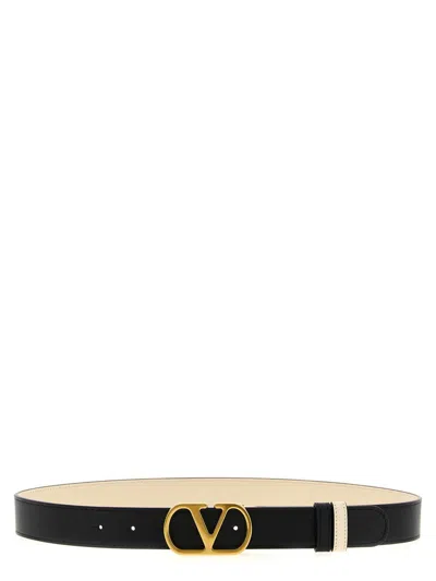 Valentino Garavani Vlogo Reversible Belt In Multi