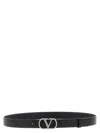 Valentino Garavani  Garavani Vlogo Signature Belt In Black