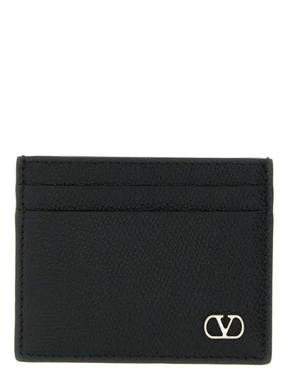 Valentino Garavani Vlogo Signature Cardholder In Black
