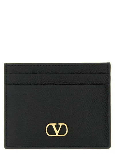 Valentino Garavani Vlogo Signature Cardholder In Black