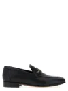 Valentino Garavani Men Vlogo Signautre Leather Loafers In Black