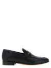Valentino Garavani Men Vlogo Signautre Leather Loafers In Black