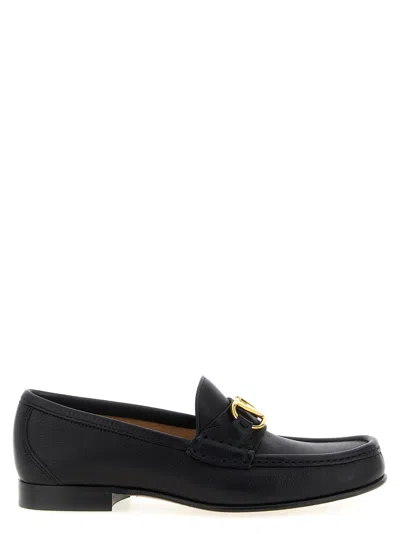 Valentino Garavani Vlogo Signature Loafers In Black