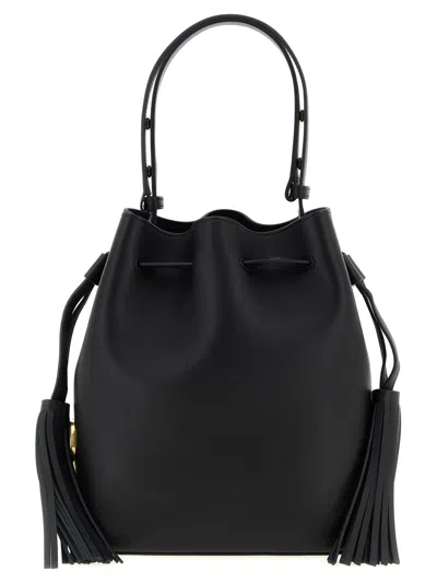 Valentino Garavani Vlogo Signature Shoulder Bag In Black