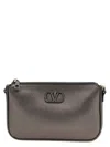 Valentino Garavani Vlogo Signature Shoulder Bag In Gray