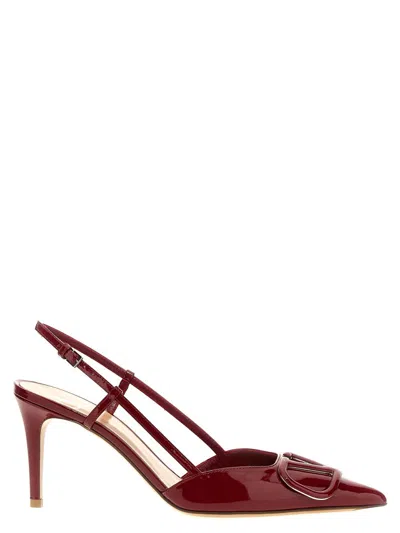 Valentino Garavani 'vlogo Signature' Slingback In Red