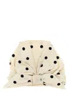 Valentino Silk Headband With Braided Bow Detail