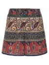 Valentino Garavani Voyage Imaginaire Bermuda Shorts In Multicolor