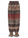 Valentino Garavani Cachemire Voyage Imaginaire Print Silk Georgette Pants