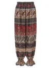Valentino Garavani Cachemire Voyage Imaginaire Print Silk Georgette Pants