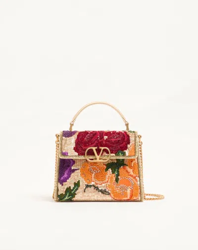 Valentino Garavani Vsling Embroidered Mini Handbag Woman Multicolour Uni