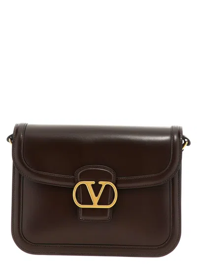 Valentino Garavani '9 To5' Shoulder Bag In Brown