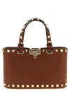 Valentino Gravani Rockstud Handbag In Brown