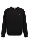 Valentino Felpa Girocollo In Cotone Con Logo Frontale