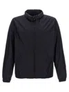 Valentino Windbreaker Iconographe Geometric Pattern In Blue