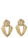 Valentino Garavani Poetique Des Gouttes Clip-on Fastened Earrings In Gold