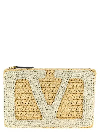 VALENTINO GARAVANI VALENTINO GARAVANI VALENTINOGARAVANI 'VIVASUPERSTAR CROCHET' CLUTCH BAG