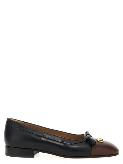 Valentino Garavani 'valet Du Roi' Ballet Flats In Black