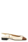 Valentino Valet Du Roi Slingback Ballet Pumps In White