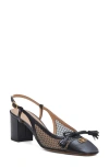 Valentino Garavani Valet Du Roi Slingback Pump In Black