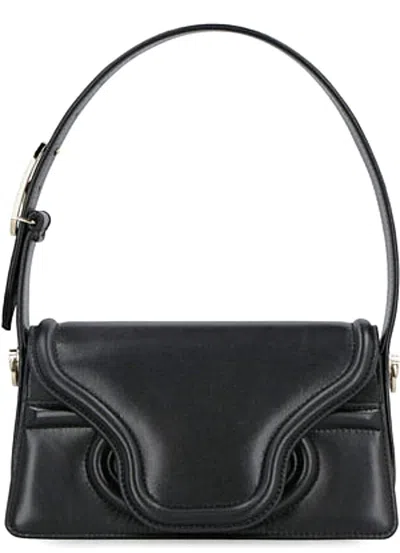 Valentino Sculpture Shoulder Bag In Black