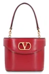 Valentino Garavani Vanity Bag Vain In Leather In Red