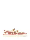 Valentino Garavani Velvet "dollyboard" Ballerina Sneaker In Pink