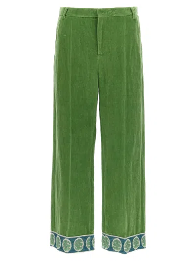 VALENTINO VALENTINO GARAVANI VELVET TROUSERS