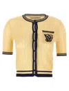 Valentino Garavani  Garavani Vg Embroidery Cardigan In Multi