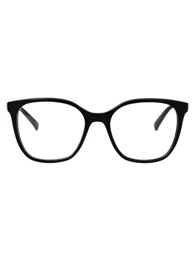 Valentino Garavani Black Black Transparent Acetate Glasses