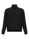 Valentino Garavani Turtleneck Zip Polyester Sweatshirt In Animal Print