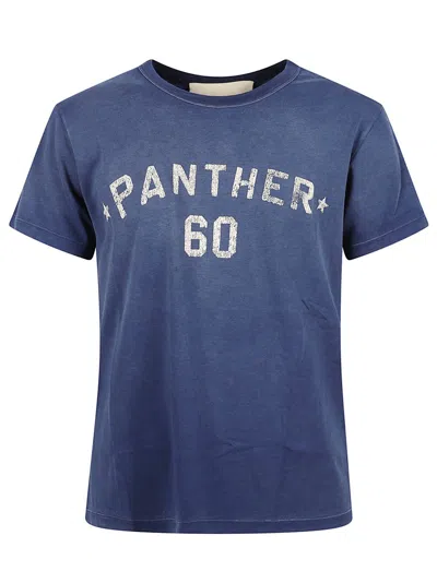 Valentino Garavani Vintage-effect Blue Cotton T-shirt
