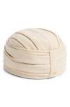 Valentino Garavani Virgin Wool Head Wrap In Latte