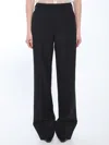 Valentino Women's Virgin Wool Trousers In Black