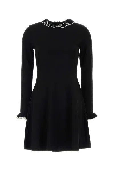 Valentino Garavani Viscose Blend Mini Dress In Multi