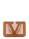 Valentino Medium Canvas And Leather Viva Superstar Tote Bag