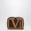 Valentino Garavani Viva Superstar Lambskin Leather Crossbody Bag In Black