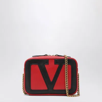 VALENTINO GARAVANI VALENTINO GARAVANI  VIVA SUPERSTAR CHAIN BELT BAG RED/BLACK