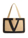 Valentino Medium Tote Viva Superstar Crochet Rafia