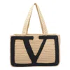Valentino Garavani Viva Superstar Crochet Tote Bag In Sand