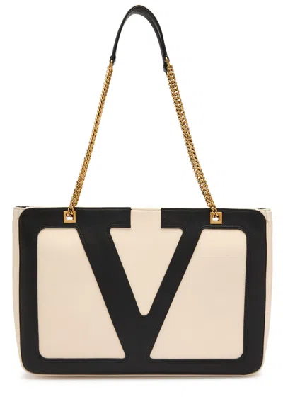VALENTINO GARAVANI VALENTINO GARAVANI VIVA SUPERSTAR MEDIUM LEATHER TOTE