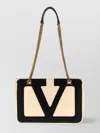 Valentino Garavani Garavani Viva Superstar Medium Nappa Leather Shopping Bag Woman Butter/black Uni