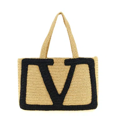 Valentino Garavani Vivasuperstar Big Shopping Bag In Nude