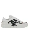 Valentino White Vl7n Sneakers In White