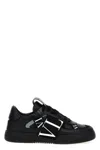 Valentino Panelled Logo-detail Sneakers In Black