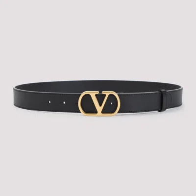 Valentino Garavani Vlogo 30 Leather Belt For Women In Red