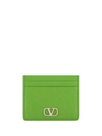 Valentino Garavani Vlogo Card Holder In Multicolor