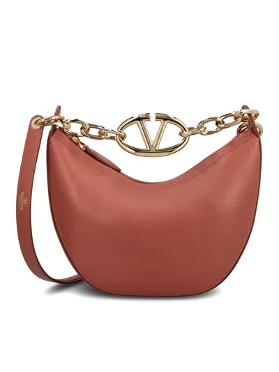 Valentino Garavani Vlogo Chain In Red